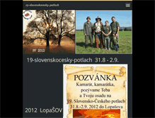 Tablet Screenshot of 19-slovenskocesky-potlach.webnode.sk