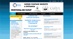 Desktop Screenshot of cursospuntajedocente-distancia.webnode.es