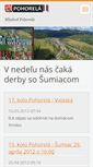 Mobile Screenshot of mladostpohorela.webnode.sk
