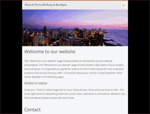 Tablet Screenshot of pawspurrbarkery.webnode.com