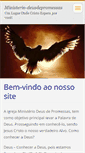 Mobile Screenshot of ministerio-deusdepromessas.webnode.com.br