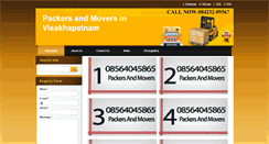 Desktop Screenshot of packersandmoversvisakhapatnam.webnode.in
