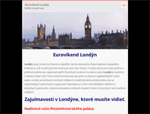 Tablet Screenshot of eurovikend-londyn.webnode.sk