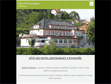 Tablet Screenshot of hotelvpivovaredavle.webnode.cz