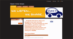 Desktop Screenshot of openmindshare.webnode.com