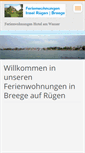 Mobile Screenshot of ferienwohnungen-ruegen-breege.webnode.com
