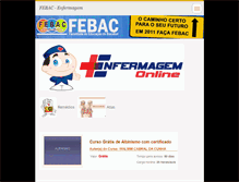 Tablet Screenshot of febacenfermagem.webnode.com.br