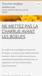 Mobile Screenshot of economie-chauffage-isolation-pac.webnode.fr
