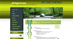 Desktop Screenshot of gvarza-biologia.webnode.sk