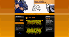 Desktop Screenshot of levneautodily.webnode.cz