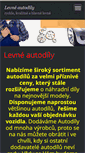 Mobile Screenshot of levneautodily.webnode.cz