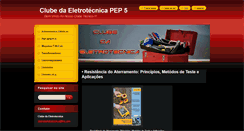 Desktop Screenshot of clubedaeletrotecnica.webnode.com