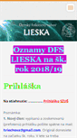 Mobile Screenshot of lieska.webnode.sk