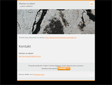 Tablet Screenshot of partnervevezeni.webnode.cz