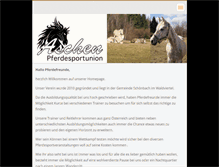 Tablet Screenshot of pferdesportunion-aschen.webnode.com