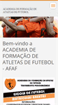 Mobile Screenshot of afaf-futebol.webnode.com.br