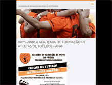 Tablet Screenshot of afaf-futebol.webnode.com.br