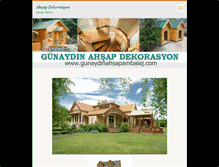 Tablet Screenshot of ahsapdekorasyon.webnode.com