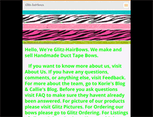 Tablet Screenshot of glitz-hairbows.webnode.com