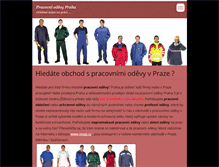 Tablet Screenshot of pracovni-odevy-praha.webnode.cz