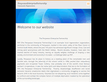Tablet Screenshot of penywaunenterprisepartnership.webnode.com