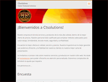 Tablet Screenshot of ctsolutions.webnode.es