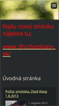 Mobile Screenshot of dhzzlateklasy.webnode.sk