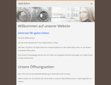 Tablet Screenshot of optikeckert.webnode.com