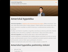 Tablet Screenshot of americka-hypoteka.webnode.cz