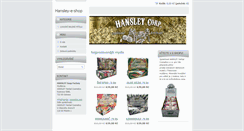 Desktop Screenshot of hansley-e-shop.webnode.cz