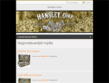 Tablet Screenshot of hansley-e-shop.webnode.cz