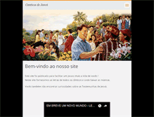 Tablet Screenshot of canticosdoreinodedeus.webnode.pt