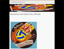 Tablet Screenshot of nuovapallavoloacerra.webnode.it