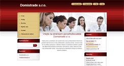 Desktop Screenshot of domistrade.webnode.cz