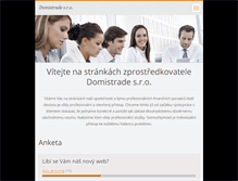 Tablet Screenshot of domistrade.webnode.cz