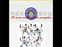 Tablet Screenshot of karategojuryu.webnode.com.br