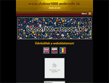 Tablet Screenshot of dubno1000.webnode.sk