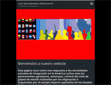 Tablet Screenshot of lapatriagrande.webnode.com.br