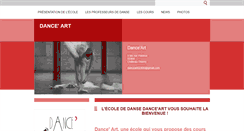 Desktop Screenshot of danceart.webnode.com