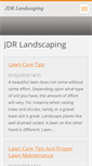 Mobile Screenshot of jdrlandscaping.webnode.com