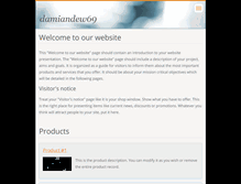Tablet Screenshot of damiandew69.webnode.com
