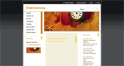 Desktop Screenshot of dzemanova.webnode.cz