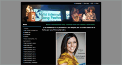 Desktop Screenshot of festivaldemiami.webnode.com