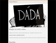 Tablet Screenshot of daniela-stekrova.webnode.cz