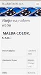 Mobile Screenshot of malbacolor.webnode.cz