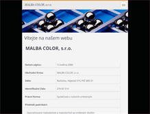 Tablet Screenshot of malbacolor.webnode.cz