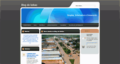 Desktop Screenshot of blogdobekao.webnode.com