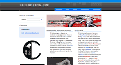 Desktop Screenshot of kickboxingcrc.webnode.com.ar