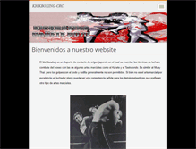 Tablet Screenshot of kickboxingcrc.webnode.com.ar