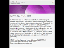 Tablet Screenshot of kapkaplzen.webnode.cz